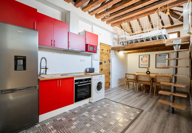 Apartamento en Madrid - atico en malasaña de alquiler temporal Apartamento en Madrid - atico en malasaña de alquiler temporal